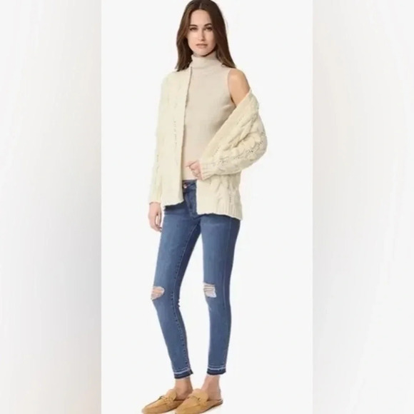 DL1961 Women’s Margaux Instasculpt Distressed Ankle Skinny Jeans Size 28 - Picture 6 of 12